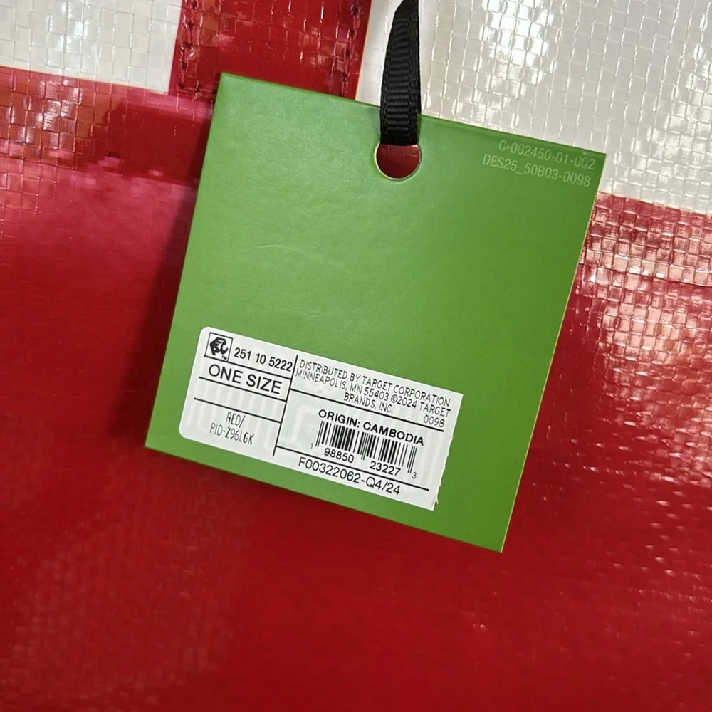 Kate Spade LIMIT EDITION x Target Large Red and White Tote Bag